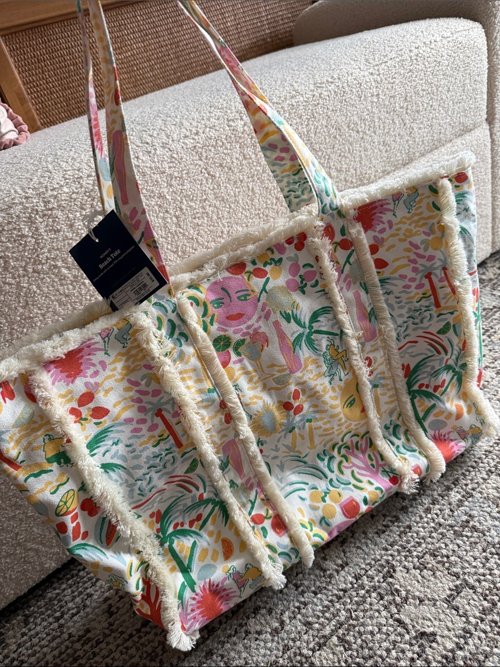 Roller Rabbit x Target Beach Tote - Picture 2 of 5